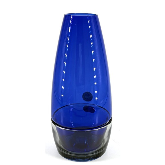 Per Lütken for Holmegaard Glass Hurricanes Blue Danish Modern - 7.75" - Picture 4 of 7